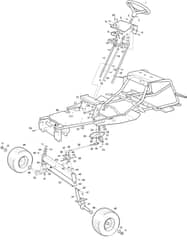 Hayter Heritage RS82H - 148A (148A001001 - 148A099999) - Steering - Front Axle