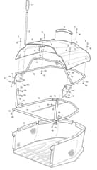 Hayter Heritage RS82H - 148A (148A001001 - 148A099999) - Grassbag Assembly