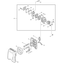 Makita RST250 - String Trimmer - Power Tool 03 Diagram