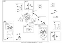 Hayter RT380H - 135E (135E280000001 - 135E280999999) - Carb (Nikki) B&S 31E777-0130-E1