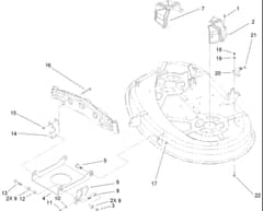 Hayter RT380H - 135E (135E290000001 - 135E290999999) - 38 Inch Deck Engagement Assy