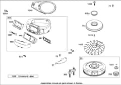 Hayter RT380H - 135E (135E290000001 - 135E290999999) - Blower Housing B&S 31E777-0130-E1