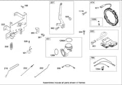 Hayter RT380H - 135E (135E290000001 - 135E290999999) - Governor Assy B&S 31E777-0130-E1
