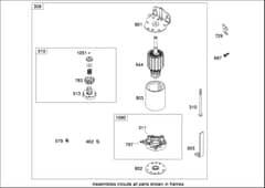 Hayter RT380H - 135E (135E290000001 - 135E290999999) - Starter Assy B&S 31E777-0130-E1