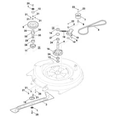 Stihl RT4082.0 - Blade Drive - Parts Diagram
