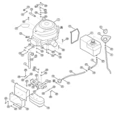 Genuine Stihl RT4097.0 SX / G - Engine, tank