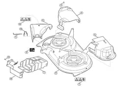 Genuine Stihl RT4097.0 SX / K - Mowing deck housing