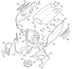 Genuine Stihl RT4112.0 S / D - Engine hood