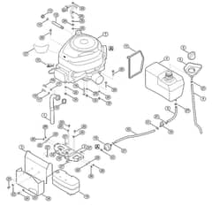 Genuine Stihl RT4112.0 S / G - Engine, tank