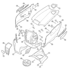 Genuine Stihl RT5097.0 C / D - Engine hood