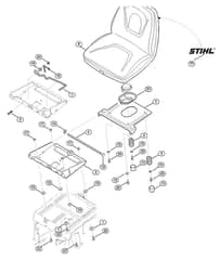 Genuine Stihl RT5097.0 / F - Seat