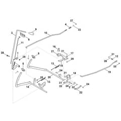 Stihl RT5097.1Z - Brake, Parking Brake, Control Lever - Parts Diagram