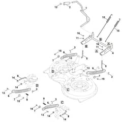 Stihl RT5097.1Z - Height Adjustment - Parts Diagram