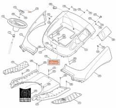 Genuine Stihl RT6127.0 ZL / C - Cover