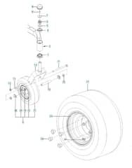 Husqvarna Rz4219 F - Wheels & Tyres