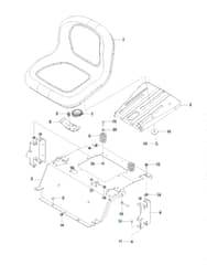 Husqvarna Rz4222 Tf - Seat