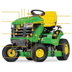 John Deere S110 Tractor - Quick Reference Guide