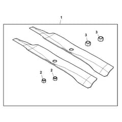 John Deere S120 - PC13990 - Mower Blade - ST1010875