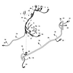 John Deere S130 - PC13991 - Chassis Wiring - ST1009550