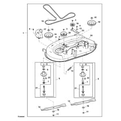 John Deere S130 - PC13991 - Mower Deck (2/2) - ST1010188