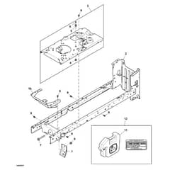 John Deere S130 - PC13991 - Frame - ST1010467