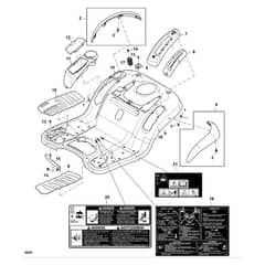 John Deere S130 - PC13991 - Fender Deck - ST1010540