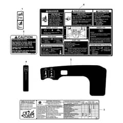 John Deere S220 - PC16003 - Labels - ST1015174