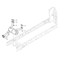John Deere S240 - PC12357 - Muffler (880001 - ) - ST1010523