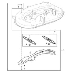 John Deere S240 - PC12357 - Grass Mulch ( - 880000) - ST1031218