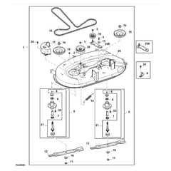 John Deere S240 - PC12357 - Mower Deck (2/2) - ST799314