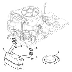 John Deere S240 - PC12357 - Muffler ( - 880000) - ST799962