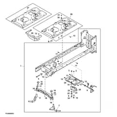 John Deere S240 - PC12357 - Frame (825001 - 880000) - ST949585