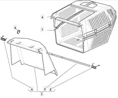 S420 HP - 2010 - 298196023/ADE - Mountfield Rotary Mower Grass Bag Diagram