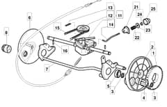 S420 PD - 2009 - 294435023/UM9 - Mountfield Rotary Mower Transmission Diagram