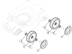 S421 HP - 2012-2018 - 295431043/M12 - Mountfield Rotary Mower Wheels Diagram