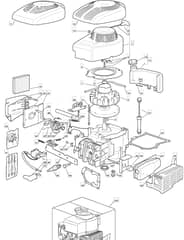 S421 PD - 2008 - 294435043/UM8 - Mountfield Rotary Mower SV150 Engine Diagram