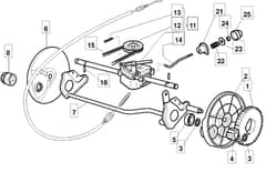 S421 PD - 2008 - 294435043/UM8 - Mountfield Rotary Mower Transmission Diagram