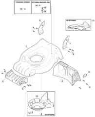 S421 PD - 2012-2018 - 295432043/M12 - Mountfield Rotary Mower Deck Diagram