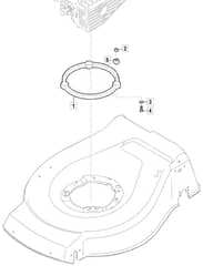S421R HP - 2019-2022 - 299434043/M19 - Mountfield Rotary Mower Protection Diagram