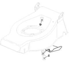 S422 PD - 2010 - 294435038/M10 - Mountfield Rotary Mower Belt Protection Diagram