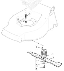 S422 PD - 2010 - 294435138/M10 - Mountfield Rotary Mower Blade Diagram