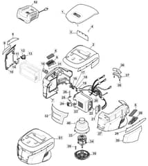 S42 HP Li - 2016 - 295431003/M16 - Mountfield Rotary Mower Motor Diagram