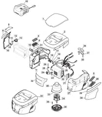 S42 PD Li - 2016 - 295432003/M16 - Mountfield Rotary Mower Motor 02 Diagram