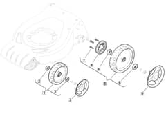 S460 HP - 2013 - 295485123/MFR - Mountfield Rotary Mower Wheels Diagram