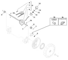 S460 PD - 2012-2013 - 295486023/MFR - Mountfield Rotary Mower Transmission Diagram