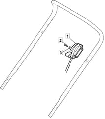 S460 PD - 2010 - 299482023/M10 - Mountfield Rotary Mower Throttle Diagram