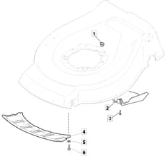 S460 PD - 2011 - 299482023/M11 - Mountfield Rotary Mower Belt Protection Diagram