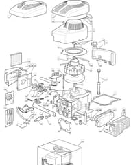 S461 PD - 2008 - 294485143/UM8 - Mountfield Rotary Mower SV150 Engine Diagram