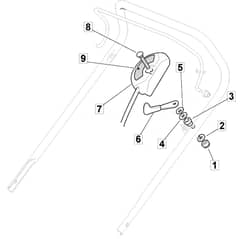 S461 PD - 2008 - 294485143/UM8 - Mountfield Rotary Mower Throttle Diagram