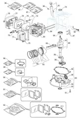 S461 PD - 2012-2014 - 295486043/M12 - Mountfield Rotary Mower WBE0702 Cylinder Diagram